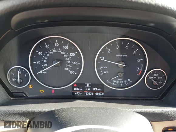 2013 BMW 3 Series 328i с VIN WBA3A5G52DNP19023, выставлен на аукционе Copart как лот 54585875 с пробегом 153 231 миль миль и Списание • Salvage title. История ставок и продаж доступна на DreamBid. Изображение 9.