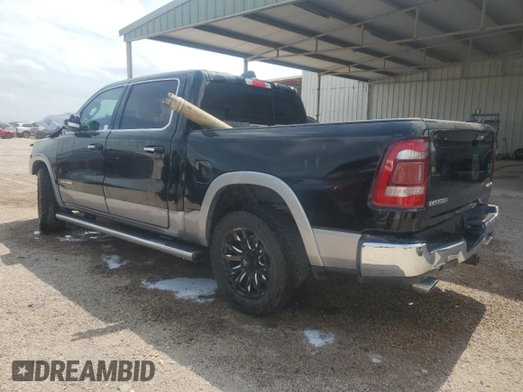 2019 Ram 1500 Laramie z VIN 1C6SRFJT8KN809379, wystawiony jako Copart lot #52827415 z przebiegiem Nie podano mil oraz Czysty tytuł • Clean title. Historia ofert i sprzedaży dostępna na DreamBid. Obrazek 2.