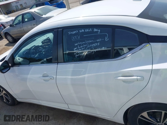 2021 Nissan Sentra SV with VIN 3N1AB8CV1MY285892, listed as a IAAI auction lot 42203454 with 56,147 mi miles and . Bid and sale history available at DreamBid. Image 14.