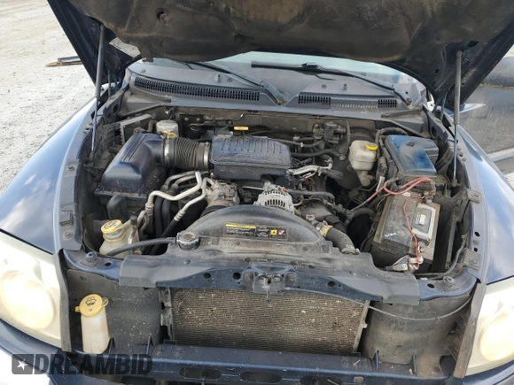 2005 Dodge Dakota SLT with VIN 1D7HE48NX5S308595, listed as a Copart auction lot 56713434 with 257,419 mi miles and Salvage Title. Bid and sale history available at DreamBid. Image 11.