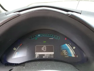 2015 Nissan LEAF SV with VIN 1N4AZ0CPXFC313458, listed as a Copart auction lot 50556295 with 85,231 mi miles and Salvage Title. Bid and sale history available at carsss.com. Image 9.