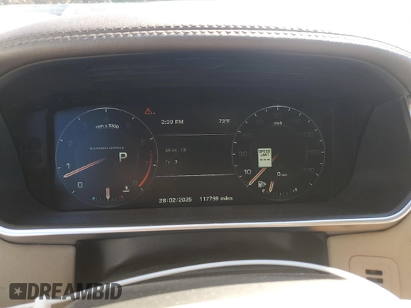 2016 Land Rover Range Rover Supercharged z VIN SALGS2EF5GA290198, wystawiony jako Copart lot #47252635 z przebiegiem 117 799 mil mil oraz Szkoda całkowita • Salvage title. Historia ofert i sprzedaży dostępna na DreamBid. Obrazek 9.