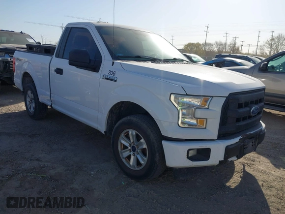 2017 Ford F-150 XL with VIN 1FTMF1C82HKE49087, listed as a IAAI auction lot 41794969 with 310,885 mi miles. Bid and sale history available at carsss.com. Image 1.
