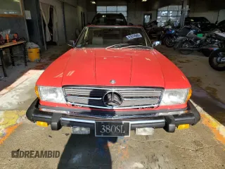 1981 Mercedes-Benz 380 380SL with VIN WDBBA45A0BB001850, listed as a Copart auction lot 41614565 with 125,658 mi miles and Clean Title. Bid and sale history available at carsss.com. Image 5.