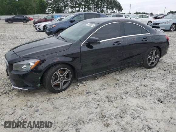 2018 Mercedes-Benz CLA 250 z VIN WDDSJ4EB1JN557324, wystawiony jako Copart lot #55088825 z przebiegiem 86 786 mil mil oraz Szkoda całkowita • Salvage title. Historia ofert i sprzedaży dostępna na DreamBid. Obrazek 1.