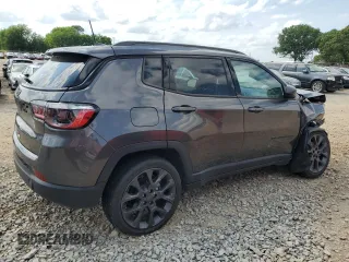 2021 Jeep Compass 80th Anniversary with VIN 3C4NJDEB5MT570640, listed as a Copart auction lot 55100885 with 47,232 mi miles and Salvage title. Bid and sale history available at DreamBid. Image 3.