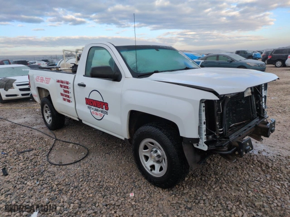 2018 Chevrolet Silverado 1500 Work Truck with VIN 1GCNCNEC3JZ907030, listed as a Copart auction lot 88973445 with 101,956 mi miles and Salvage Title. Bid and sale history available at carsss.com. Image 4.