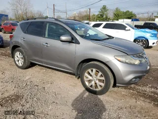 2011 Nissan Murano SV with VIN JN8AZ1MW9BW166679, listed as a Copart auction lot 52554785 with 217,645 mi miles and Salvage Title. Bid and sale history available at carsss.com. Image 4.
