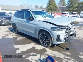 2023 BMW X3 M40i with VIN 5UX83DP09P9S50851, listed as a IAAI auction lot 41645860 with 16,197 mi miles and . Bid and sale history available at DreamBid. Image 1.