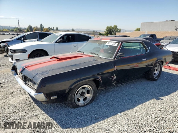 1969 Mercury Cougar z VIN 9F91H535869, wystawiony jako Copart lot #74131214 z przebiegiem 52 039 mil mil oraz Szkoda całkowita • Salvage title. Historia ofert i sprzedaży dostępna na DreamBid. Obrazek 1.