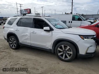 2023 Honda Pilot Elite with VIN 5FNYG1H8XPB016782, listed as a Copart auction lot 53682855 with 28,730 mi miles and Salvage Title. Bid and sale history available at carsss.com. Image 4.