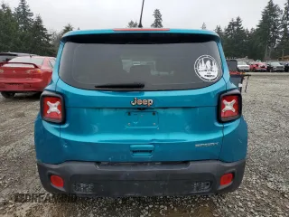 2020 Jeep Renegade Sport with VIN ZACNJAAB1LPM01724, listed as a Copart auction lot 50780035 with 102,140 mi miles and Clean Title. Bid and sale history available at carsss.com. Image 6.