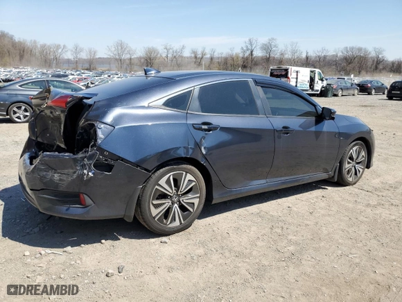2018 Honda Civic Sedan EX-T with VIN JHMFC1F38JX030332, listed as a Copart auction lot 53783835 with 58,968 mi miles and Salvage Title. Bid and sale history available at carsss.com. Image 3.