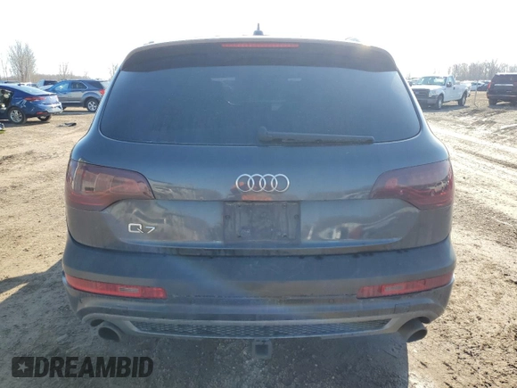 2013 Audi Q7 3.0T S line Prestige with VIN WA1DGAFEXDD004510, listed as a Copart auction lot 52490045 with 192,300 mi miles and Clean Title. Bid and sale history available at carsss.com. Image 6.