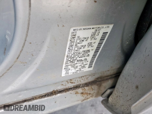 2008 Nissan Titan XE with VIN 1N6AA07D08N323759, listed as a Copart auction lot 45410195 with 248,255 mi miles and Salvage Title. Bid and sale history available at carsss.com. Image 14.