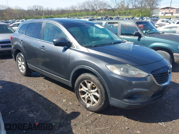 2013 Mazda CX-9 Sport with VIN JM3TB2BA3D0416842, listed as a IAAI auction lot 41874362 with 236,772 mi miles and . Bid and sale history available at carsss.com. Image 1.