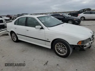 2001 BMW 5 Series 530iA with VIN WBADT63471CF05916, listed as a Copart auction lot 42752195 with 110,586 mi miles and Salvage Title. Bid and sale history available at carsss.com. Image 4.