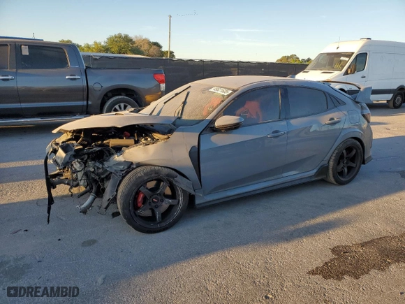2021 Honda Civic Type R Touring with VIN SHHFK8G72MU203662, listed as a Copart auction lot 49821605 with 26,365 mi miles and Non Repairable. Bid and sale history available at carsss.com. Image 1.