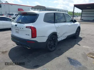 2021 Kia Telluride SX with VIN 5XYP5DHCXMG167178, listed as a IAAI auction lot 41971125 with 99,231 mi miles. Bid and sale history available at carsss.com. Image 4.