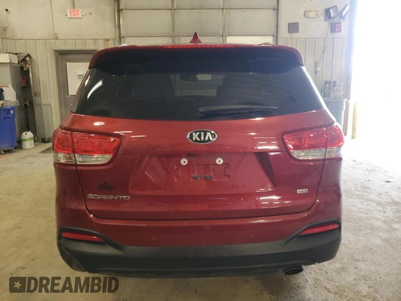 2017 Kia Sorento LX with VIN 5XYPGDA35HG331060, listed as a Copart auction lot 50092745 with 50,833 mi miles and Salvage Title. Bid and sale history available at DreamBid. Image 6.