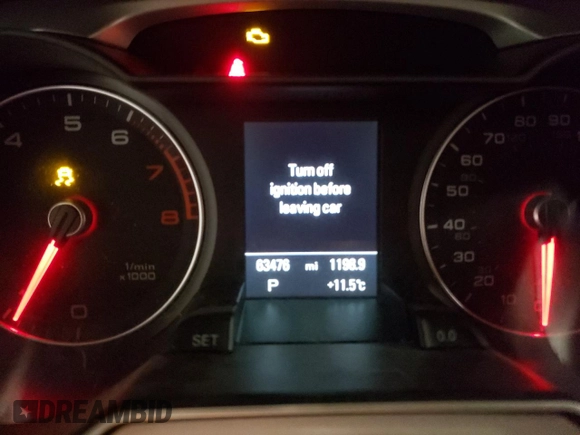 2016 Audi allroad Premium Plus with VIN WA1UFAFL3GA001827, listed as a Copart auction lot 84967864 with 63,476 mi miles and Salvage Title. Bid and sale history available at carsss.com. Image 9.