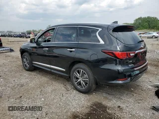 2019 Infiniti QX60 Pure with VIN 5N1DL0MM0KC532240, listed as a Copart auction lot 60288795 with 65,485 mi miles and Salvage title. Bid and sale history available at DreamBid. Image 2.