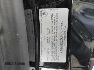2017 Lamborghini Huracan z VIN ZHWUC2ZF2HLA07967, wystawiony jako Copart lot #81616774 z przebiegiem 23 521 mil mil oraz Szkoda całkowita • Salvage title. Historia ofert i sprzedaży dostępna na DreamBid. Obrazek 12.
