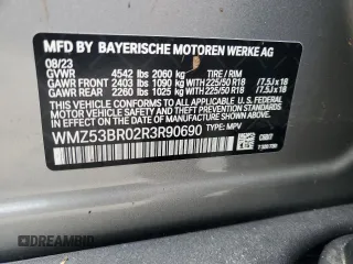 2024 MINI Countryman Cooper S with VIN WMZ53BR02R3R90690, listed as a Copart auction lot 74958994 with 0 mi miles and Non Repairable. Bid and sale history available at carsss.com. Image 14.