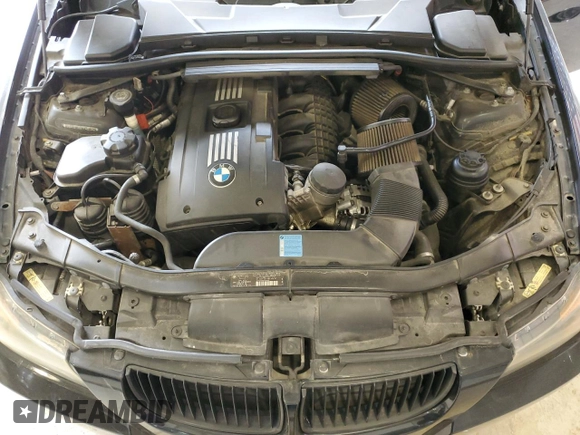 2007 BMW 3 Series 335i with VIN WBAVB73507PA87352, listed as a Copart auction lot 54055315 with 179,333 mi miles and Salvage title. Bid and sale history available at DreamBid. Image 11.