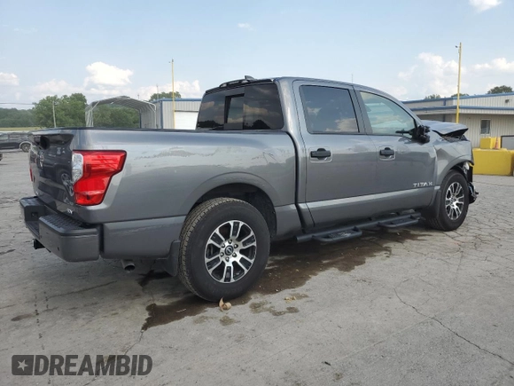 2024 Nissan Titan SV with VIN 1N6AA1EF5RN116182, listed as a Copart auction lot 59593725 with 14,201 mi miles and Salvage title. Bid and sale history available at DreamBid. Image 3.