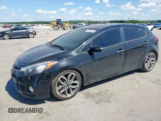 2014 Kia Forte 5-Door SX with VIN KNAFZ5A38E5238711, listed as a Copart auction lot 54375215 with 133,674 mi miles and Clean Title. Bid and sale history available at carsss.com. Image 1.