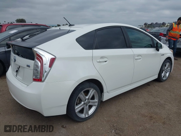 2010 Toyota Prius II with VIN JTDKN3DU0A0189680, listed as a IAAI auction lot 42183701 with 172,909 mi miles. Bid and sale history available at carsss.com. Image 4.