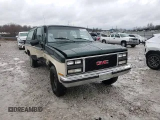 1990 GMC Suburban с VIN 1GKGR26K8LF528125, выставлен на аукционе Copart как лот 84931724 с пробегом Не указан миль и Списание • Salvage title. История ставок и продаж доступна на DreamBid. Изображение 12.