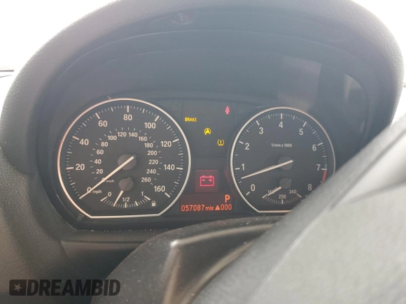 2008 BMW 1 Series 135i with VIN WBAUN93548VF55790, listed as a Copart auction lot 60629345 with 57,087 mi miles and Clean title. Bid and sale history available at DreamBid. Image 9.
