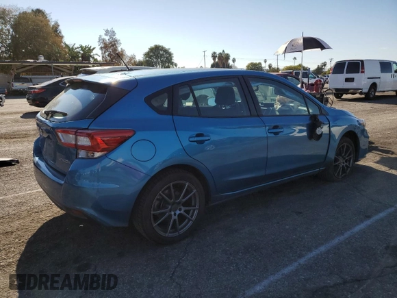 2018 Subaru Impreza with VIN 4S3GTAA64J3750614, listed as a Copart auction lot 71300392 with 0 mi miles. Bid and sale history available at carsss.com. Image 3.