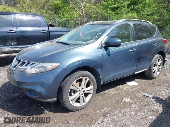 2011 Nissan Murano SL with VIN JN8AZ1MU6BW055876, listed as a IAAI auction lot 41942928 with 115,509 mi miles and . Bid and sale history available at DreamBid. Image 2.