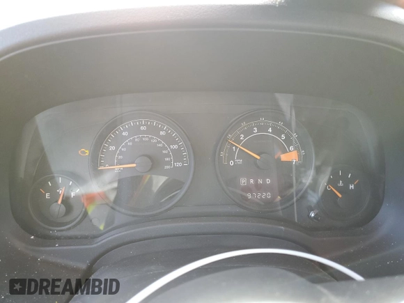 2017 Jeep Compass Sport SE with VIN 1C4NJCBA1HD124793, listed as a Copart auction lot 76044714 with 97,220 mi miles and Salvage title. Bid and sale history available at DreamBid. Image 9.