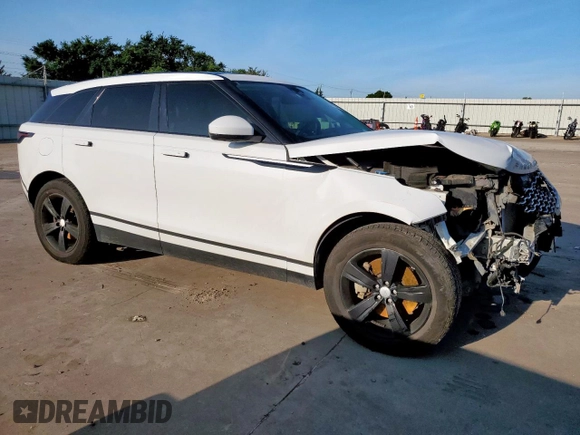 2020 Land Rover Range Rover Velar S with VIN SALYB2FV7LA256980, listed as a Copart auction lot 59130795 with Not provided miles and Salvage title. Bid and sale history available at DreamBid. Image 4.