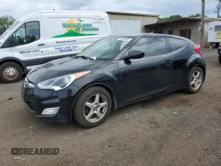 2013 Hyundai Veloster w/Gray Int with VIN KMHTC6AD9DU110094, listed as a Copart auction lot 64660645 with 149,746 mi miles and Salvage title. Bid and sale history available at DreamBid. Image 1.