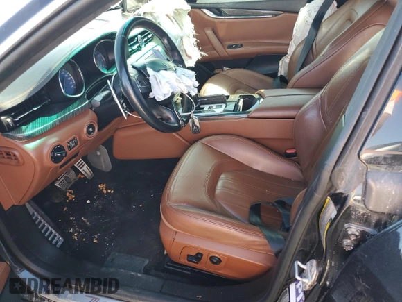 2015 Maserati Quattroporte S Q4 z VIN ZAM56RRA4F1144458, wystawiony jako Copart lot #81561294 z przebiegiem 113 566 mil mil oraz Szkody całkowita. Historia ofert i sprzedaży dostępna na DreamBid. Obrazek 7.
