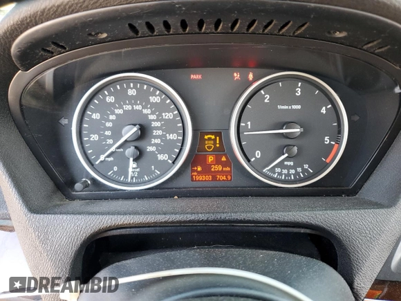 2011 BMW X5 35d с VIN 5UXZW0C58BL369718, выставлен на аукционе Copart как лот 54735695 с пробегом 199 303 миль миль и Списание • Salvage title. История ставок и продаж доступна на DreamBid. Изображение 9.