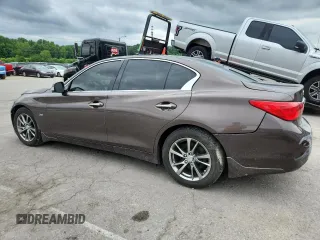 2017 Infiniti Q50 Signature Edition z VIN JN1EV7AP5HM741196, wystawiony jako Copart lot #59288455 z przebiegiem 107 827 mil mil oraz Szkoda całkowita • Salvage title. Historia ofert i sprzedaży dostępna na DreamBid. Obrazek 2.
