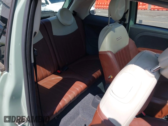 2013 FIAT 500 Lounge with VIN 3C3CFFCR5DT739516, listed as a IAAI auction lot 42439476 with 62,919 mi miles and . Bid and sale history available at DreamBid. Image 8.