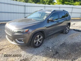 2019 Jeep Cherokee Limited with VIN 1C4PJLDB8KD454114, listed as a Copart auction lot 57780995 with 125,266 mi miles and Salvage title. Bid and sale history available at DreamBid. Image 1.