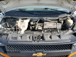 2017 Chevrolet Express Cargo Van with VIN 1GCWGBFG5H1338540, listed as a Copart auction lot 45241235 with 155,542 mi miles and Clean Title. Bid and sale history available at carsss.com. Image 12.