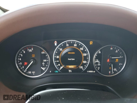 2018 Buick Enclave Avenir with VIN 5GAERDKWXJJ160131, listed as a Copart auction lot 80261484 with 114,059 mi miles and Salvage Title. Bid and sale history available at DreamBid. Image 9.