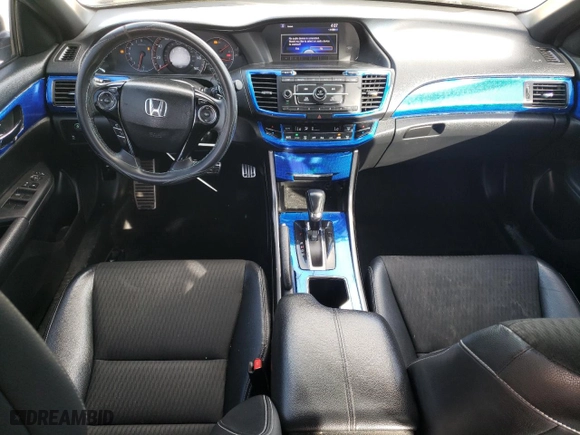2016 Honda Accord Sedan Sport with VIN 1HGCR2F50GA179518, listed as a Copart auction lot 46527675 with 191,010 mi miles and Salvage Title. Bid and sale history available at carsss.com. Image 8.