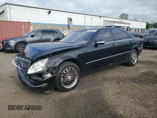 2004 Mercedes-Benz S 430 with VIN WDBNG83J04A404645, listed as a Copart auction lot 63104645 with 168,722 mi miles and Salvage title. Bid and sale history available at DreamBid. Image 1.