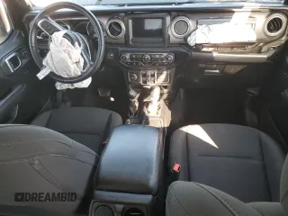 2021 Jeep Wrangler Unlimited Sahara with VIN 1C4HJXEN8MW668130, listed as a Copart auction lot 49049685 with Not provided miles and Salvage title. Bid and sale history available at DreamBid. Image 8.