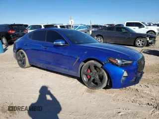 2020 Genesis G70 3.3T with VIN KMTG34LE8LU049126, listed as a Copart auction lot 79768854 with 47,158 mi miles and Salvage Title. Bid and sale history available at DreamBid. Image 4.
